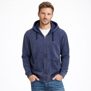 Polo Ralph Lauren  Blue Logo Hoodie‎ XL